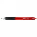 PEN ARTLINE BP FLOW 1.0MM RETRACTABLE RED