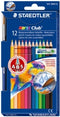 PENCIL COLOURED STAEDTLER NORIS AQUARELL PK12