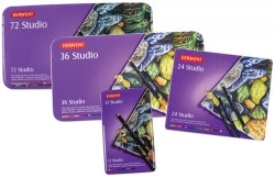 PENCIL COLOURED DERWENT STUDIO TIN 12