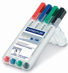 MARKER WHITEBOARD STAEDTLER 341 COMPACT ASST WLT4