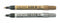 Marker Artline 900xf Permanent 2.3mm Bullet Nib Asst Gold/silver Bx12