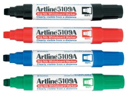 MARKER WHITEBOARD ARTLINE 5109A BIG NIB 10MM CHISEL ASST BX6