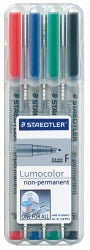 MARKER OHP STAEDTLER 316 WATER SOL F ASST WLT4