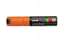 MARKER UNI POSCA PC8K CHISEL TIP ORANGE