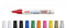 MARKER PAINT UNI PX20 2.8MM MEDIUM BULLET TIP ASSORTED