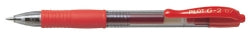 PEN PILOT BP BL-G2-7 RETRACT F RED