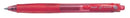 PEN PILOT GEL BEGREEN G KNOCK RETRACTFINE RED