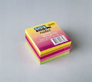 NOTES CUBE STICK ON 76X76MM NEON COLS