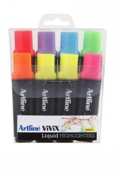 Highlighter Artline Vivix Asst Wlt8