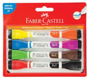 MARKER FABER-CASTELL MAGNETIC WHITEBOARD + ERASER CAP 8 COLOURS CARD4