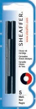 INK CARTRIDGE SHEAFFER SKRIP BLACK H/SELL PK5