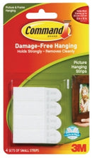 PICTURE HANGING STRIP COMMAND SMALL ADHESIVE 17202
