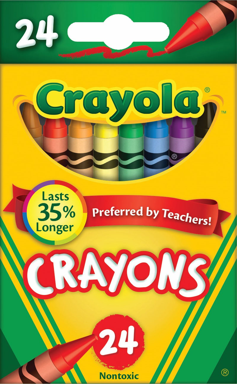 CRAYONS CRAYOLA REGULAR PK24