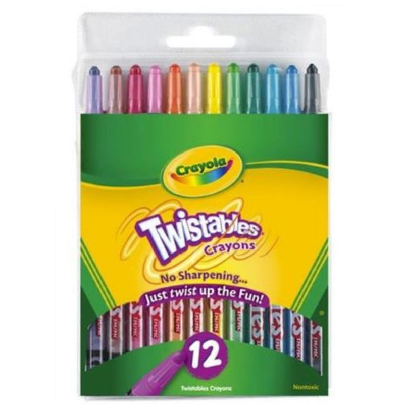 CRAYONS CRAYOLA TWISTABLE PK12