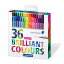 PEN STAEDTLER FT TRIPLUS FINELINER BRILLIANT COLOURS PK36