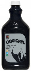 PAINT EC 2L LIQUICRYL JUNIOR STUDENT ACRYLIC BLACK