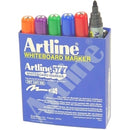 MARKER WHITEBOARD ARTLINE 577 3MM BULLET NIB ASST BX12