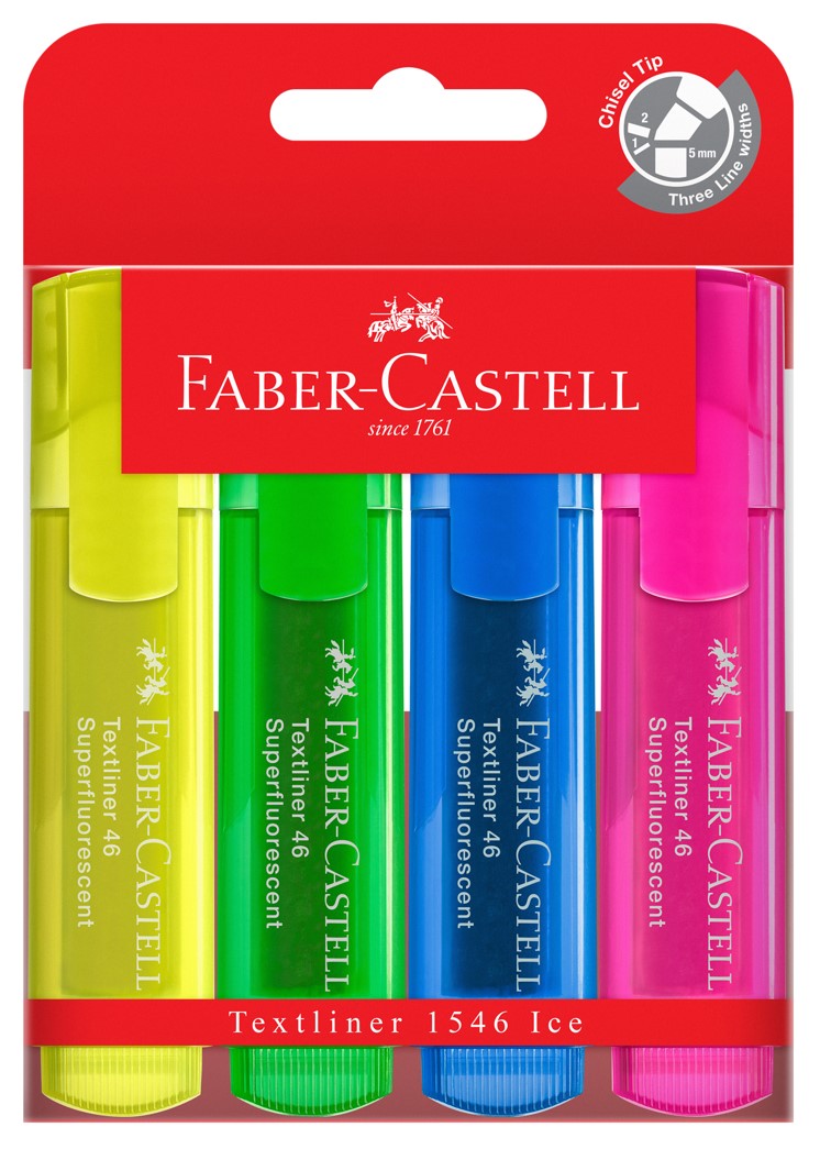 HIGHLIGHTER FABER-CASTELL TEXTLINER ICE WLT4