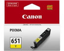 INKJET CART CANON CLI651 YELLOW