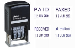 Stamp Deskmate Self Inking Email/fax/paid/received