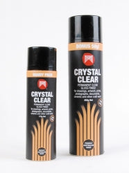 SPRAY CRYSTAL CLEAR PERMANENT GLOSS FINISH 450GM