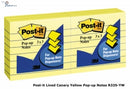 POST- IT NOTES P/UP REFILL R335-YL 73X73 LINED YELLOW PK6