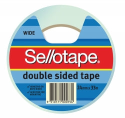 TAPE DOUBLE SIDED SELLO NO.404 24MMX33M