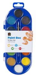 PAINT BOX EC 12 DISC SET WITH BRUSH