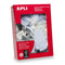 MERCHANDISING TAGS APLI 386 13X34MM WHITE BX1000