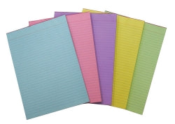 OFFICE PADS QUILL A4 BOND RULED GREEN 70GSM 70LF
