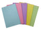 OFFICE PAD QUILL A4 70GSM RULED BOND ASST COLOURS PK5