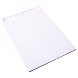 PAD EXAM QUILL A4 60GSM 1 HOLE WHITE 90LF