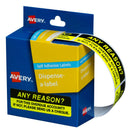 Label Avery Disp 19x64 Any Reason Dmr1964r5