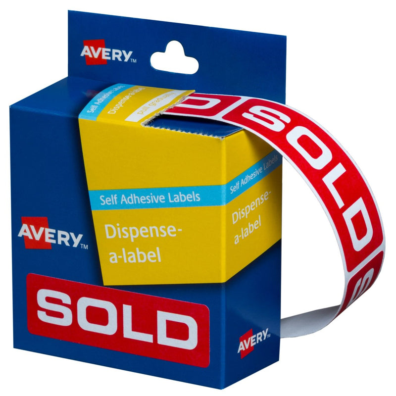 LABEL AVERY DISP 19X64 SOLD DMR1964SD