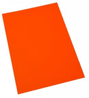 CARDBOARD QUILL 510X635MM 230GSM FLUORO ORANGE PK25