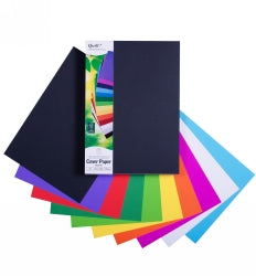 COVER PAPER QUILL A4 125GSM ASST COLOURS PK250