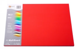 CARDBOARD QUILL A3 210GSM RED PK25