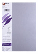 PAPER QUILL A4 METALLIQUE SILVER SHADOW 120GSM PK25