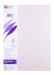 PAPER QUILL A4 METALLIQUE MOTHER OF PEARL 120GSM PK25