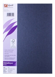 Board Quill A4 Metallique Anthracite Grey 285gsm Pk25