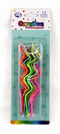 CANDLE ALPEN TWISTED SPIRAL SLIMS PK12