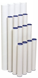 Mailing Tube Marbig 600x60mm White (PK4)