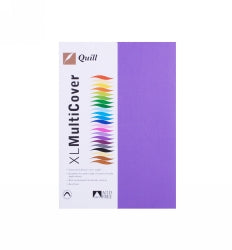 COVER PAPER QUILL A4 125GSM LILAC PK250