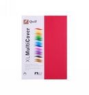 COVER PAPER QUILL A4 125GSM RED PK250