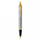 PEN PARKER IM BP BRUSHED METAL WITH G/TRIM IN GIFT BOX