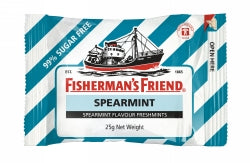 FISHERMAN'S FRIEND SPEARMINT SUGAR FREE 25GM