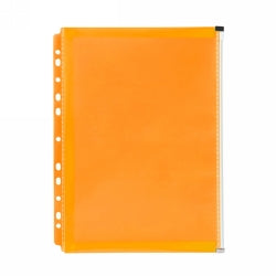 Binder Pocket Marbig A4 Zip Orange