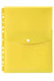 Binder Pocket Marbig A4 Top Opening Yellow