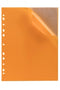 Display Book Marbig A4 Binder 10 Pocket Soft Touch Orange