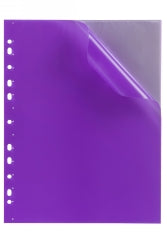 Display Book Marbig A4 Binder 10 Pocket Soft Touch Purple